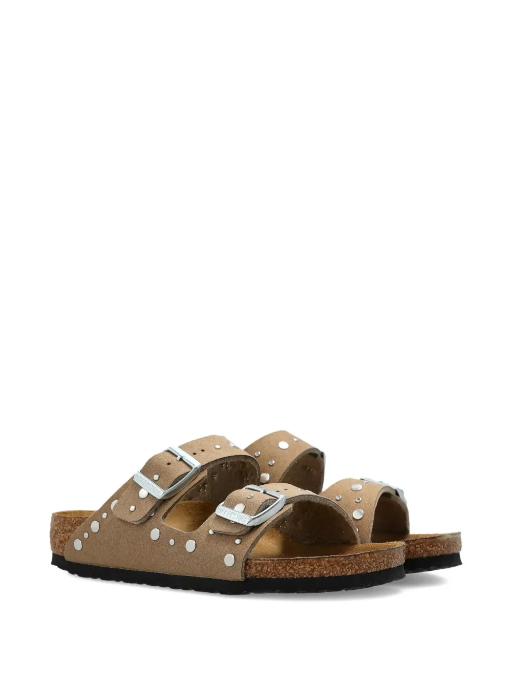 Сандалии Arizona с пряжками и отделкой Birkenstock Kids, бежевый