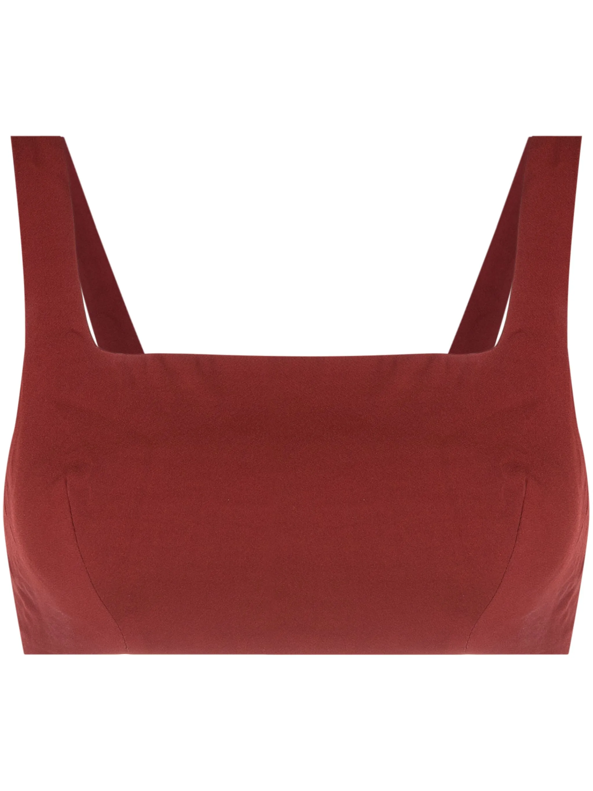 

Укороченный топ с квадратным вырезом Lenny Niemeyer, коричневый