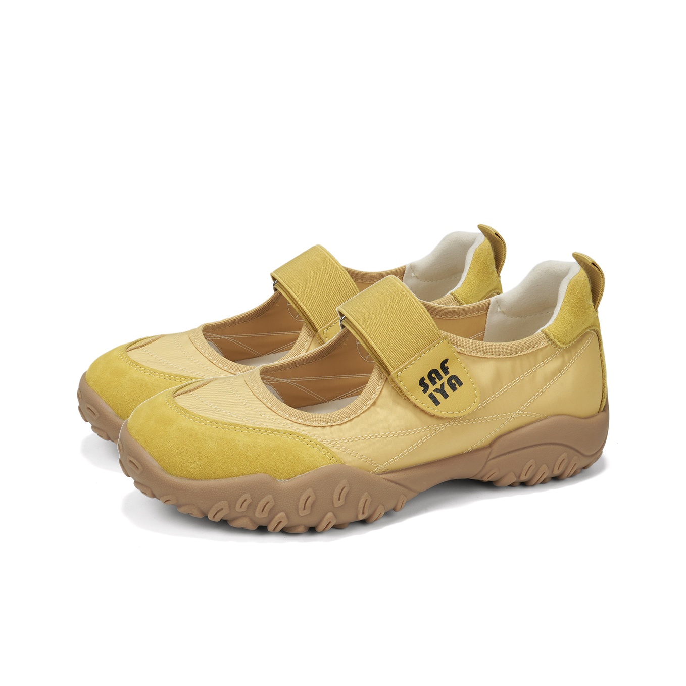 SAFIYA Женские туфли Мэри Джейн на платформе желтые, цвет Yellow