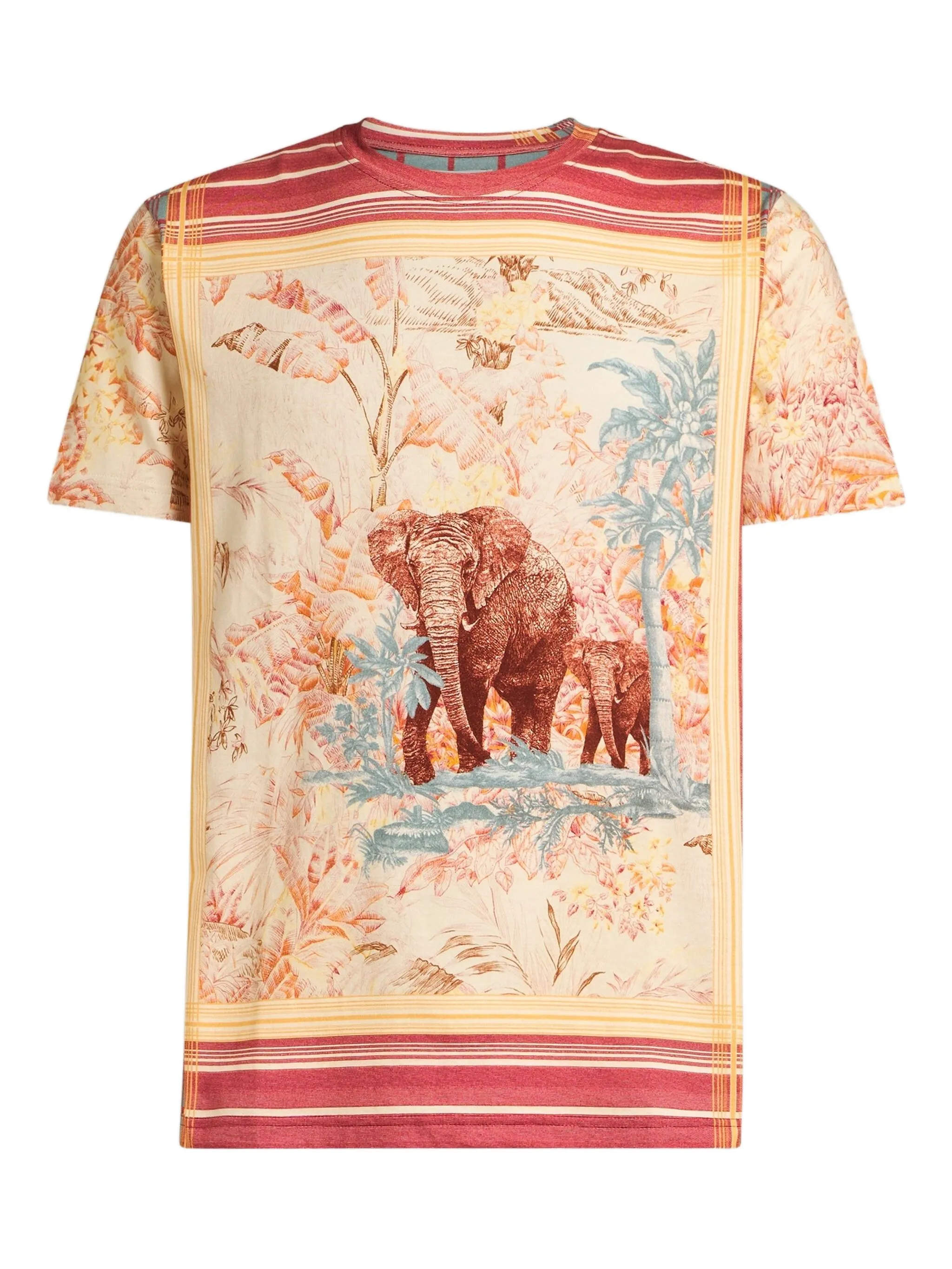 

Футболка с графичным принтом Etro, бежевый