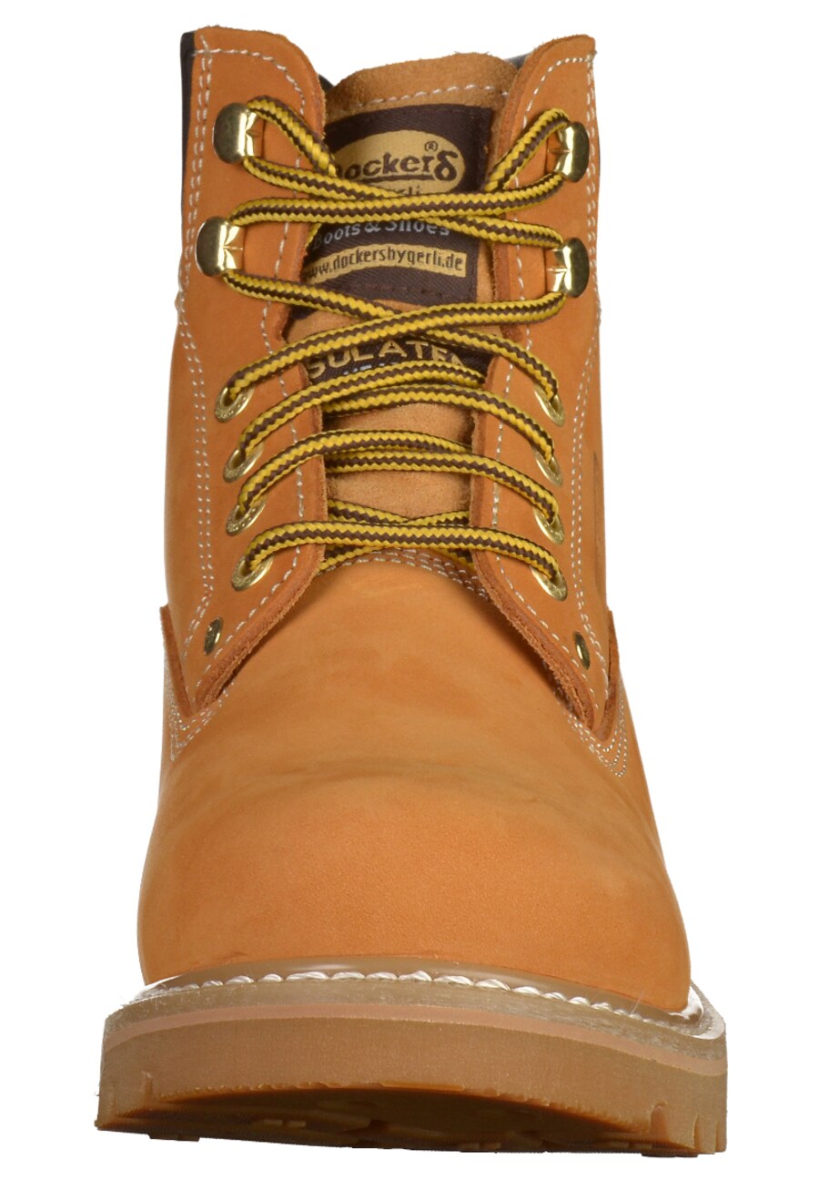 Ботинки на шнуровке Dockers by Gerli Lace-Up Boots 23DA104, светло-коричневый — фото 4