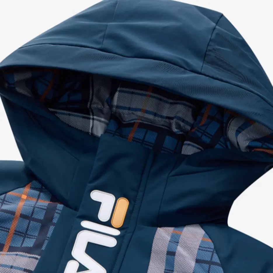 FILA KIDS Yuantianzhi,lianmingkuan пуховик sea evening blue для подростков — фото 4
