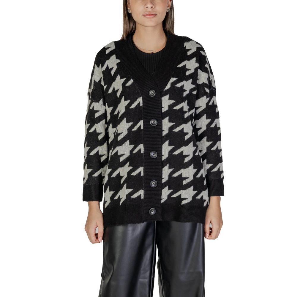 

Черно-белый акриловый кардиган Vero Moda
