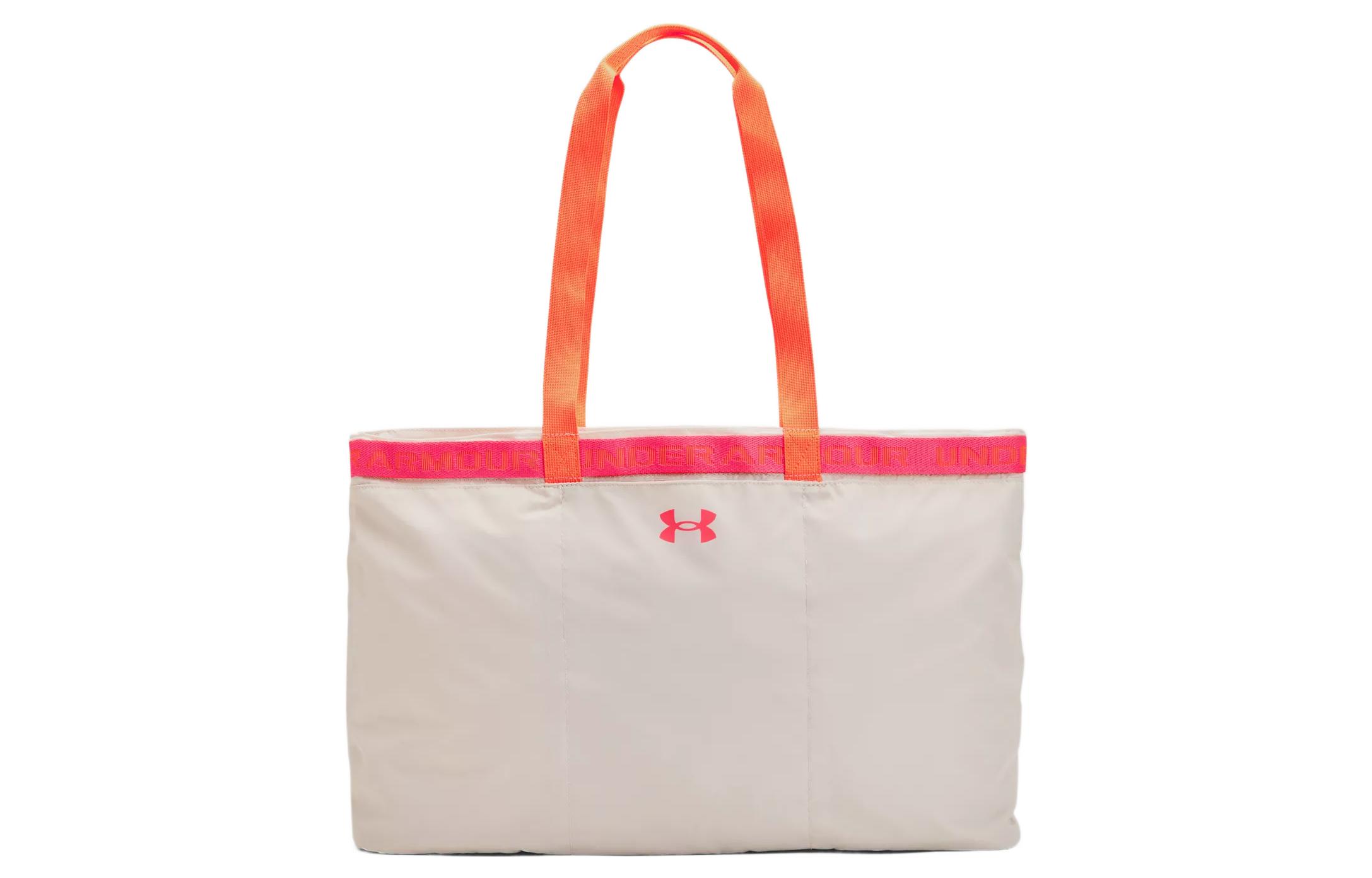 

Сумка-шоппер из полиэстера, повседневная женская сумка, цвет туман/оранжевый взрыв Under Armour