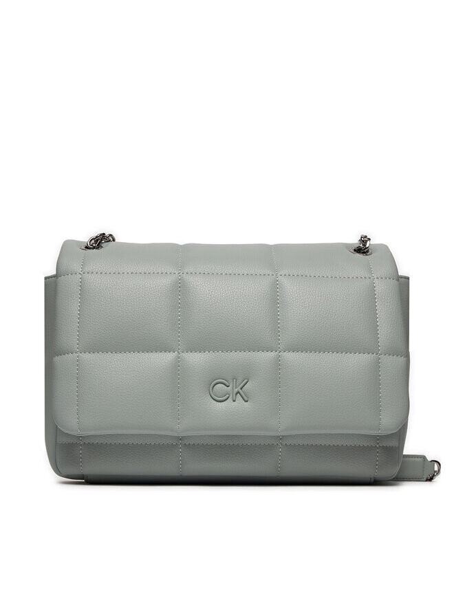 

Сумка Calvin Klein Square Quilt Conv Shoulder Bag K60K612332, серый