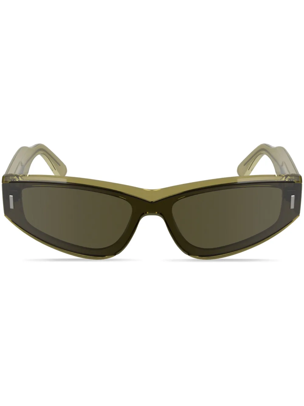 

Солнцезащитные очки с массивными дужками Calvin Klein, коричневый