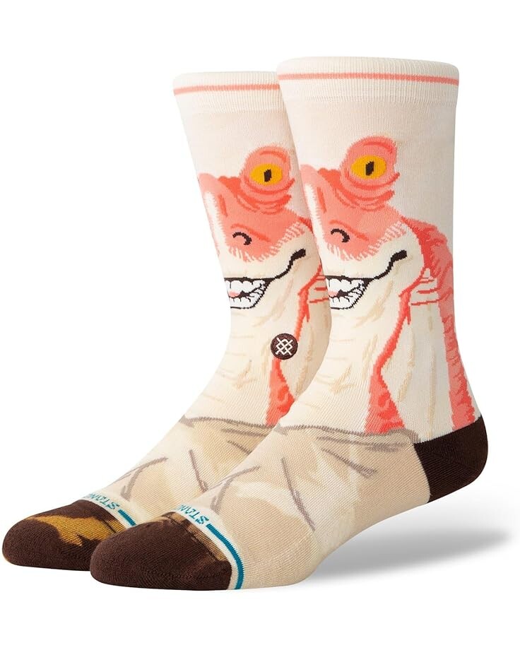 

Носки Stance Jar Jar Crew, цвет Vintage White