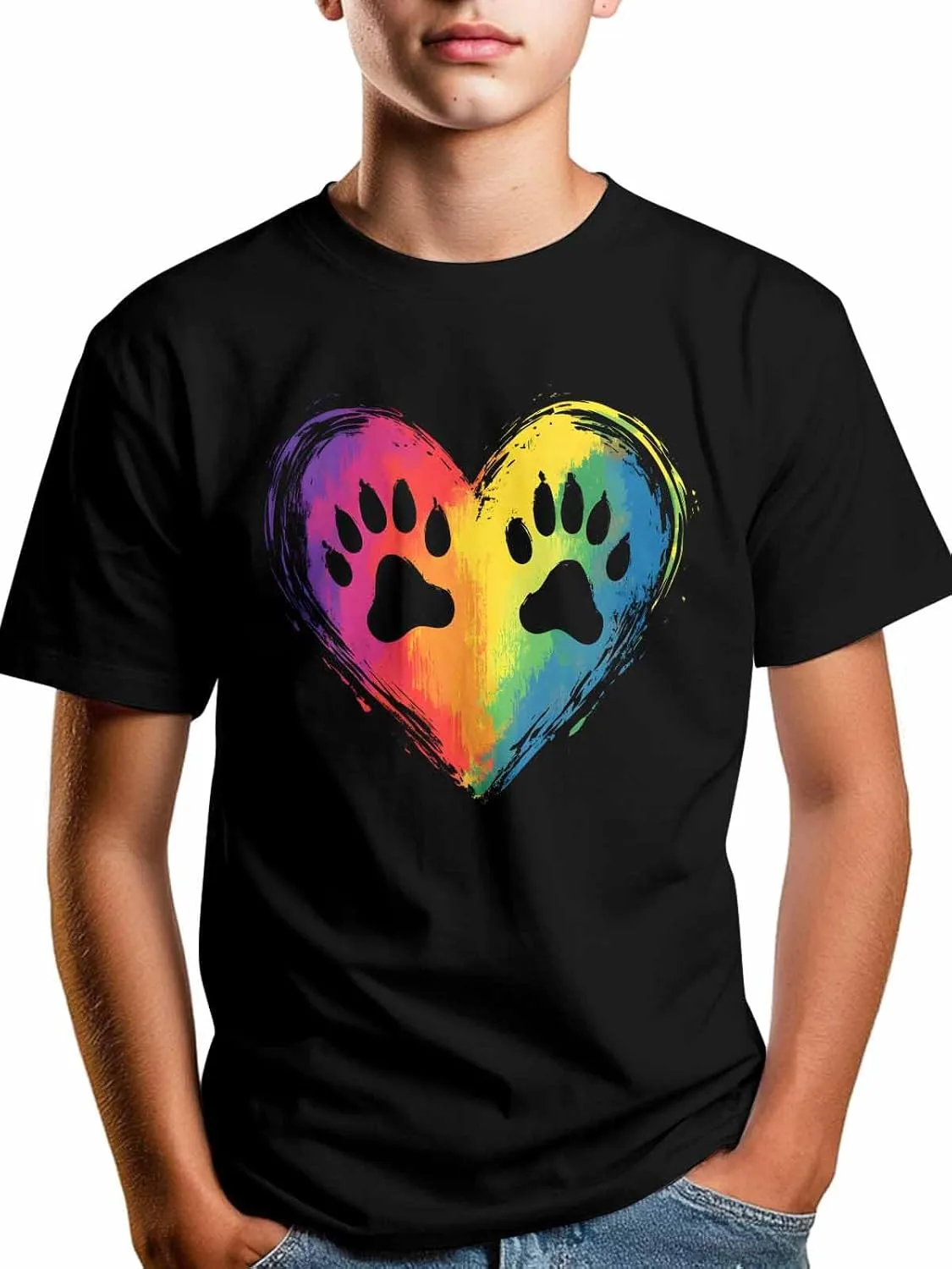 

Мужская футболка с коротким рукавом Rainbow Love, S-3XL Quibro Zynth