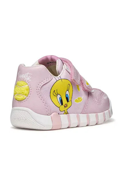 Кроссовки детские IUPIDOO x Looney Tunes Geox, розовый — фото 3