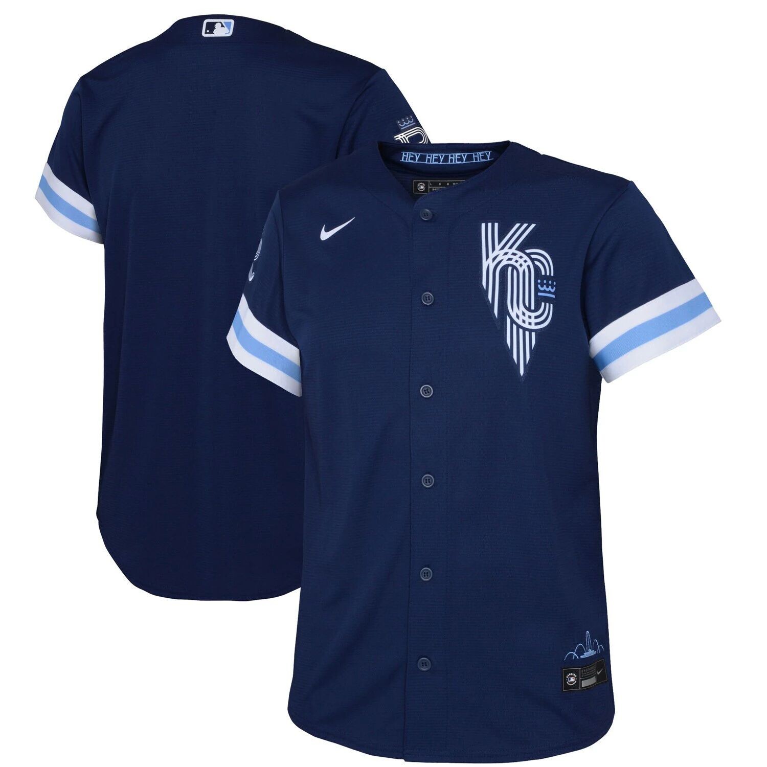 

Реплика Джерси Nike Navy Kansas City Royals 2022 City Connect для дошкольников Nike