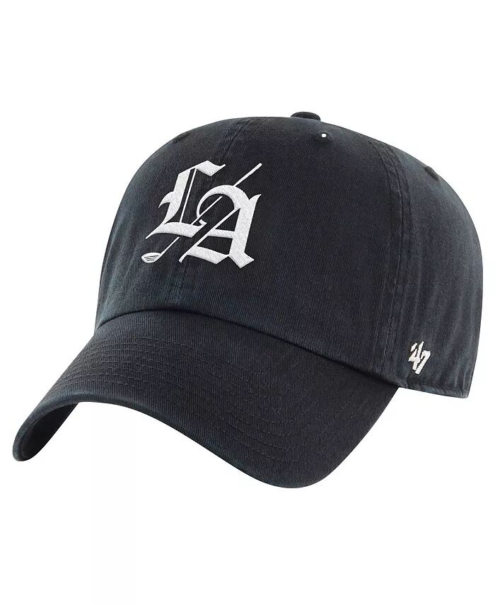 

Мужская черная кепка TGL Los Angeles Golf Club Clean Up Adjustable '47 Brand