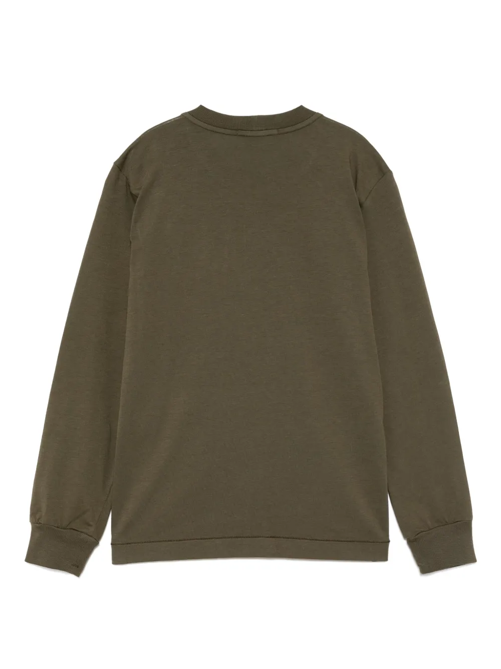 Футболка с нашивкой-логотипом Stone Island Junior, зеленый — фото 2