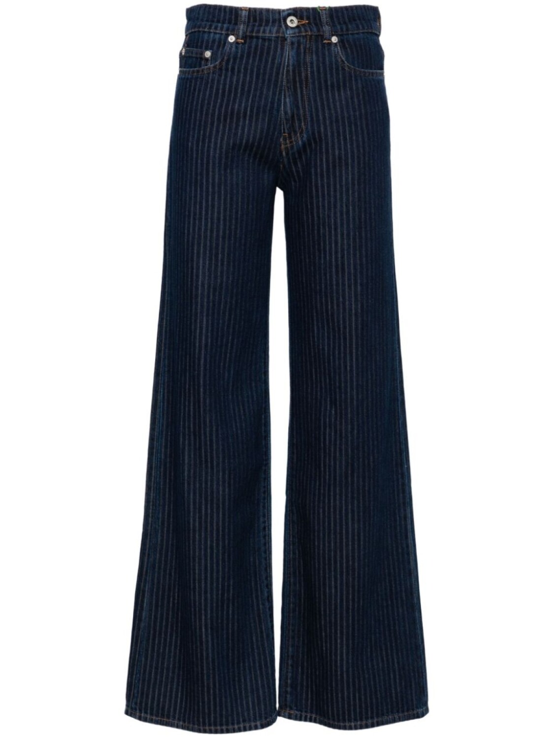 

Kenzo прямые джинсы Ayame в полоску, синий