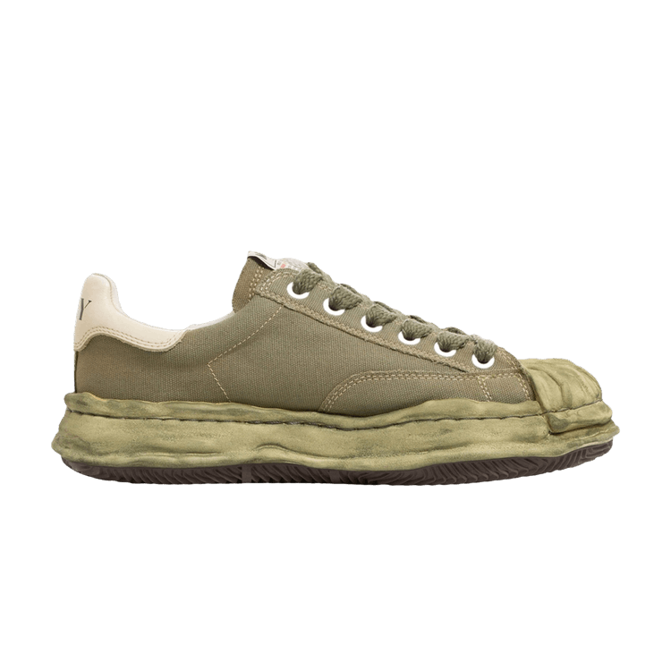 

Кроссовки Maison Mihara Yasuhiro Blakey OG Sole Canvas Low 'Khaki', зеленый
