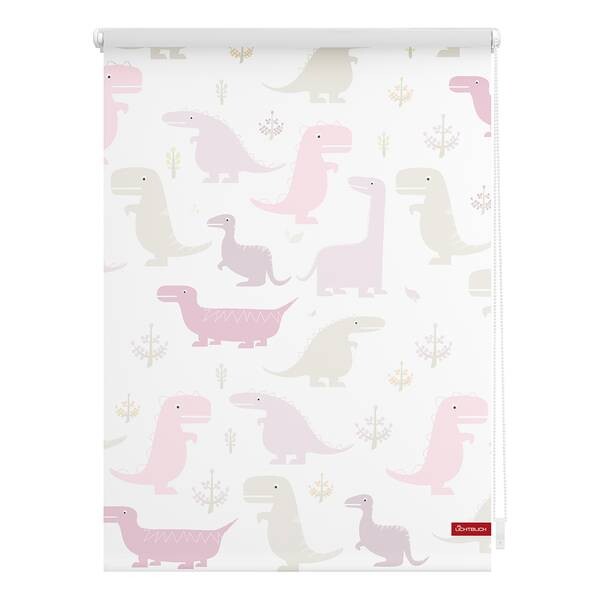 

Рулонные шторы Блэкаут twentyfour Dino, 80x150x6 см, розовый