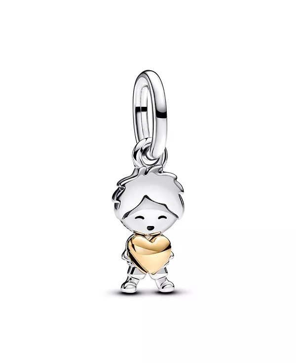 

Двухцветная подвеска-подвеска «Счастливый мальчик» Pandora, two-tone
