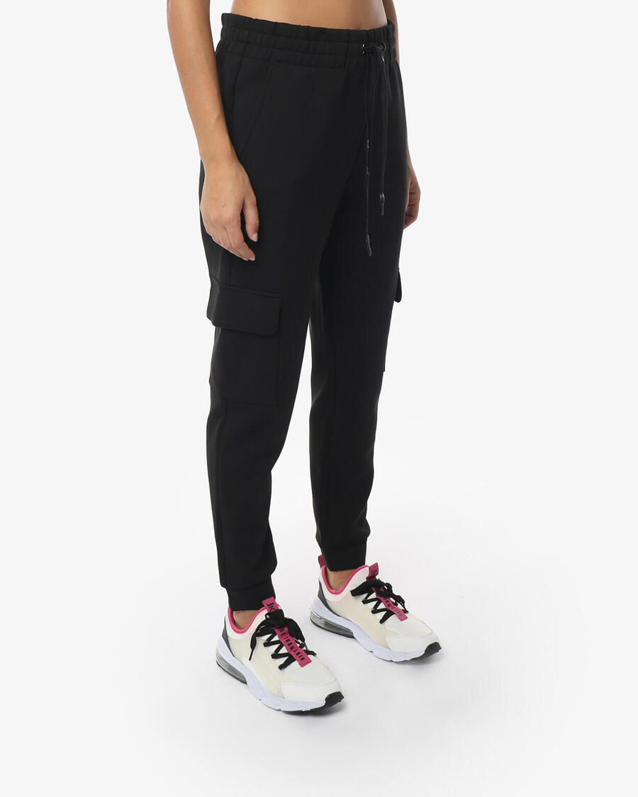 

JAKED черные синтетические спортивные брюки для женщин