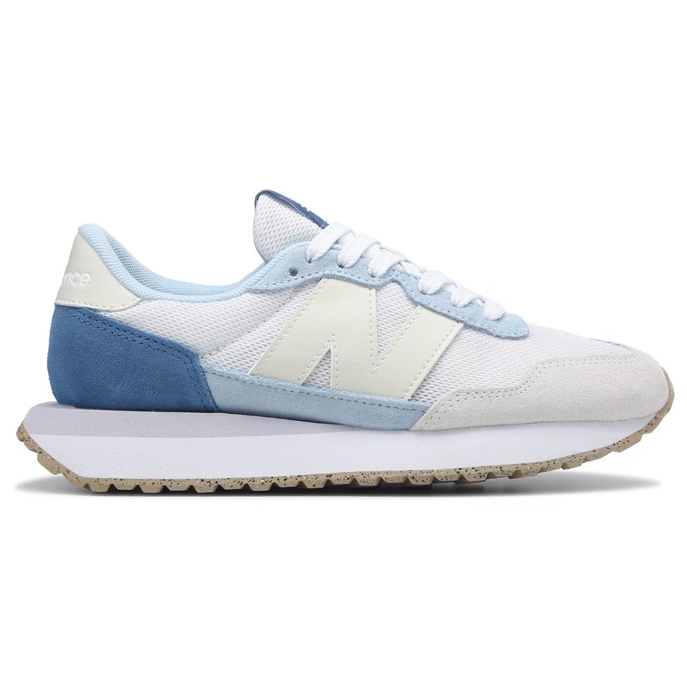 237 ретро-кроссовки New Balance, white/blue — фото 2