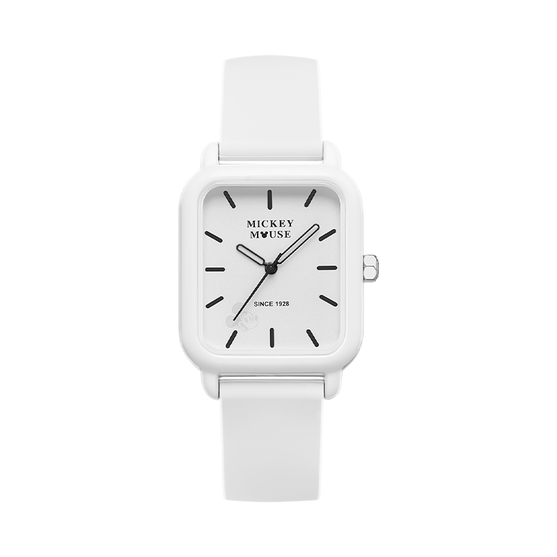 

Disney Часы Quartz Movement Silicone Strap Watch Women's Watch White Dial