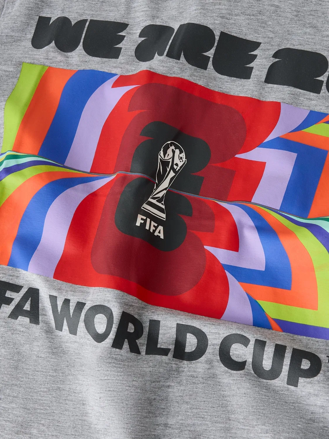 Футболка 'FIFA World Cup' Name It, Mottled Grey — фото 3