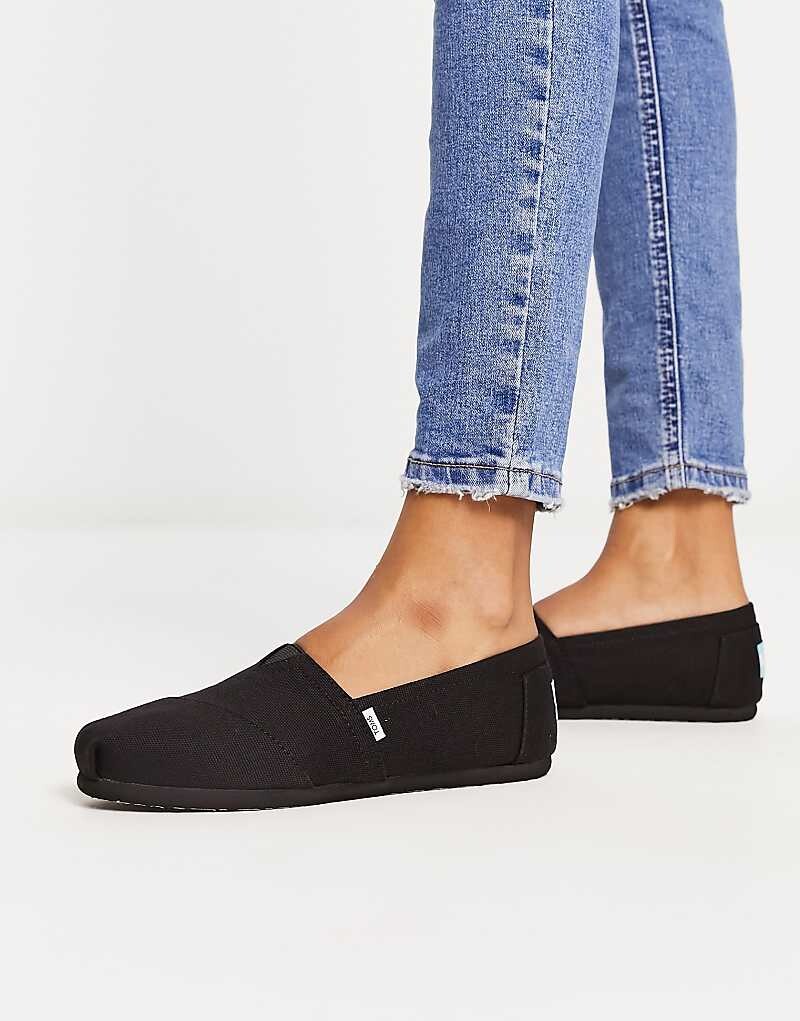 

TOMS – Alpargata – Черные эспадрильи