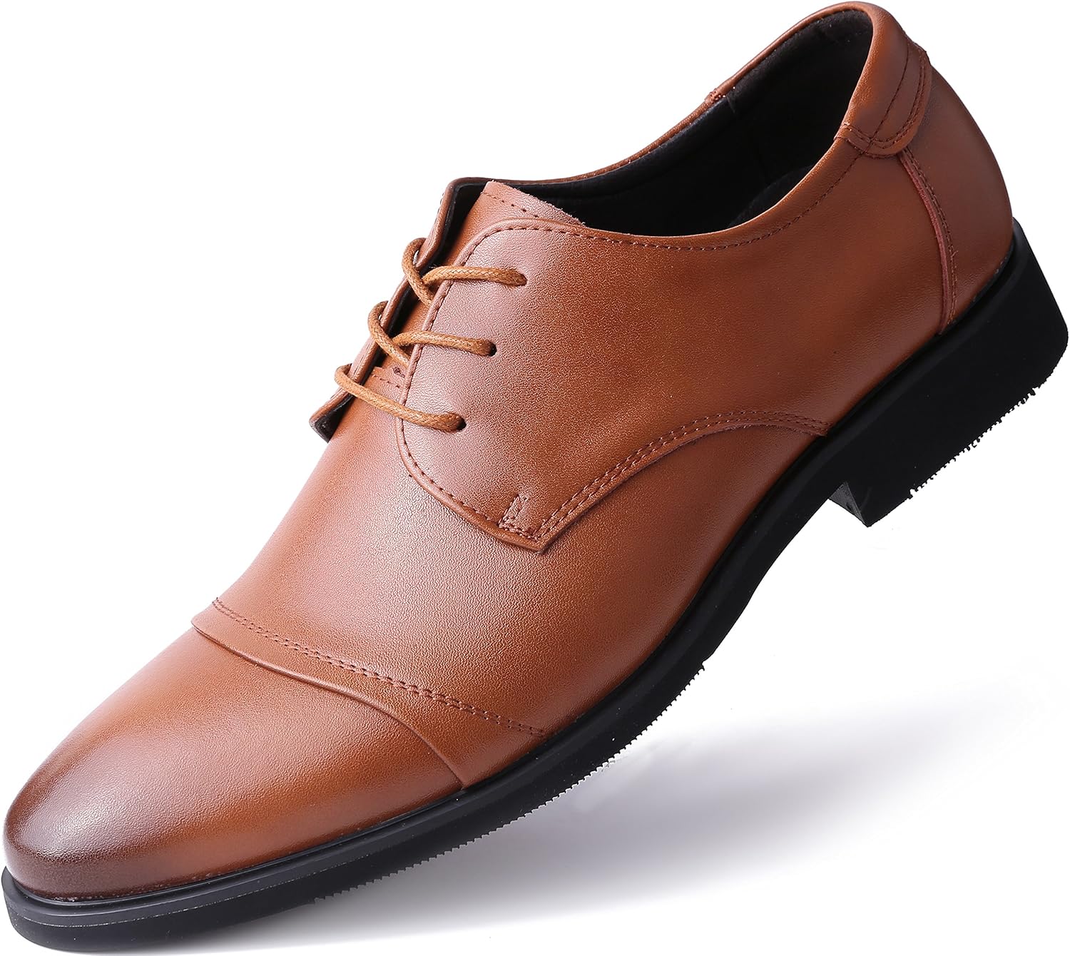 

Мужские классические кожаные туфли Marino Oxford Marino Avenue, Tan - Cap-toe