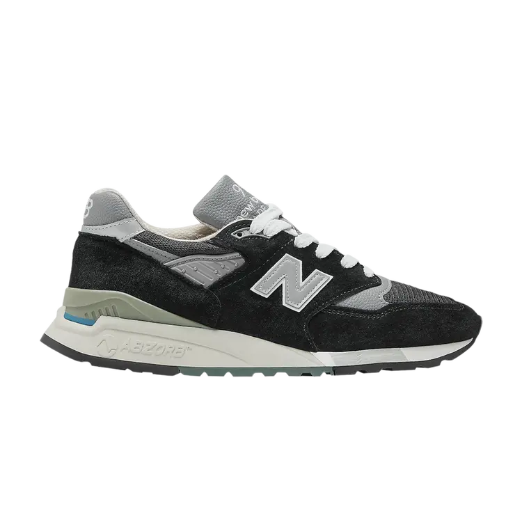 

Кроссовки 998 Made in USA, цвет Black Silver, Черный, Кроссовки 998 Made in USA, цвет Black Silver