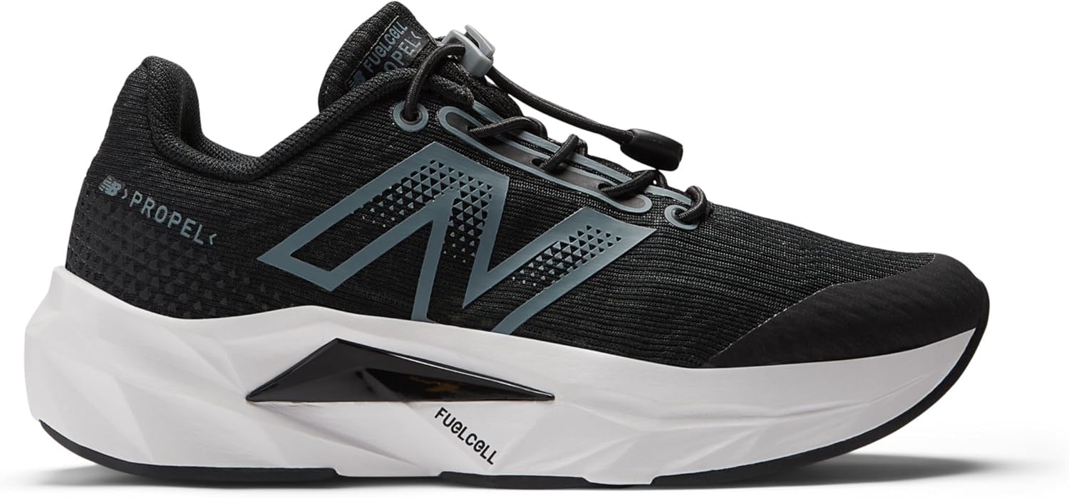 

Детские кроссовки New Balance FuelCell Propel V5 Bungee (унисекс), черный/стальной