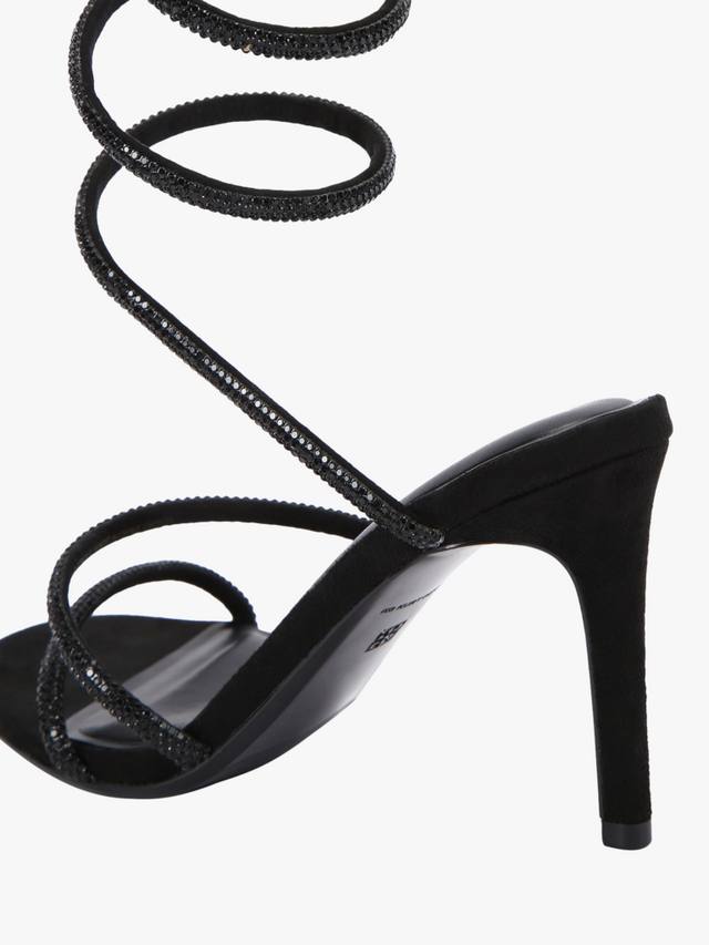 Сандалия на шпильке Athena с винтовым каблуком Kurt Geiger London, Black — фото 4