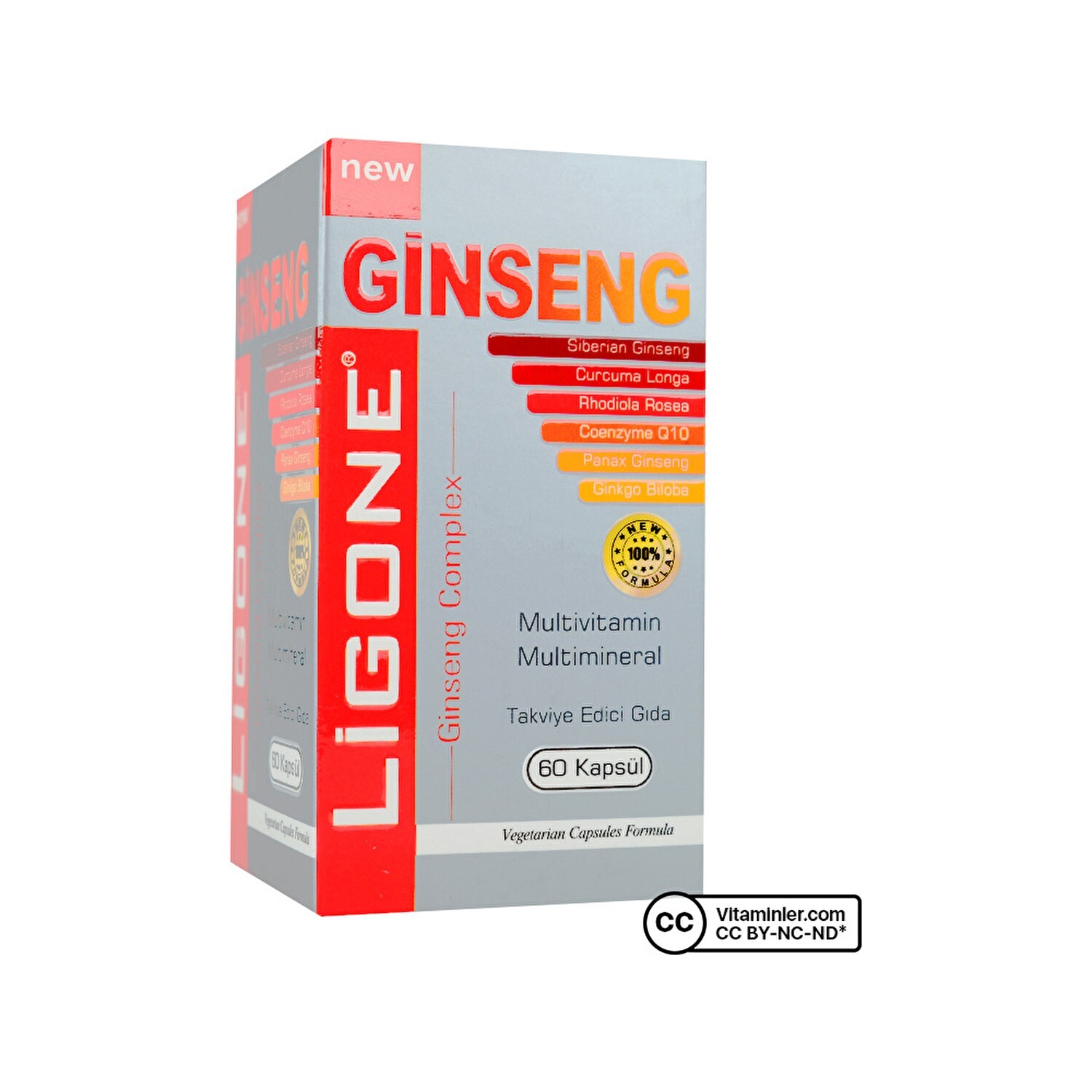 

Мультивитамины Ligone Ginseng, 60 капсул
