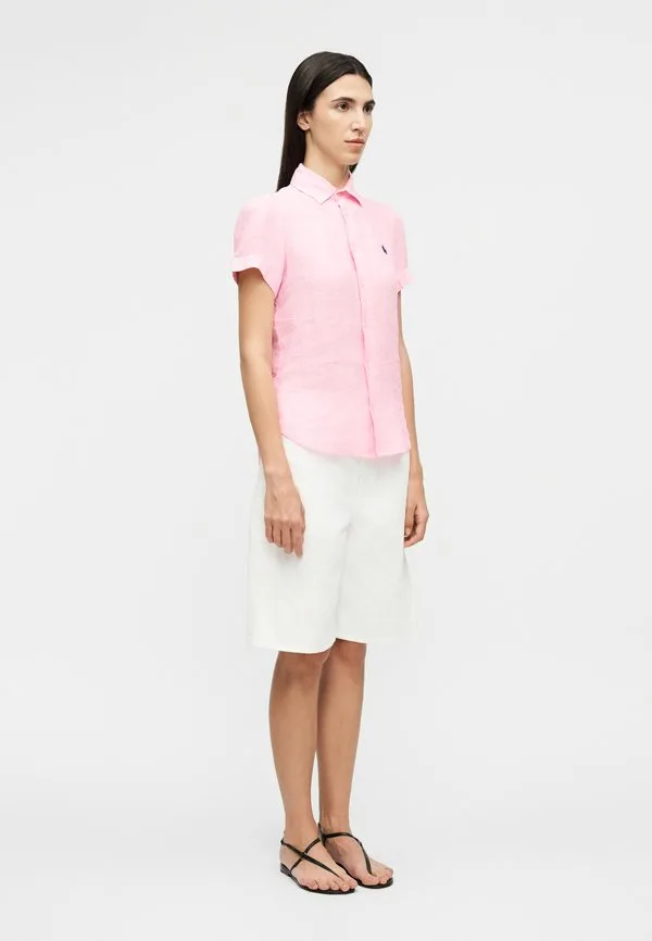 Спортивная рубашка, блузка на пуговицах Polo Ralph Lauren, Carmel Pink — фото 4