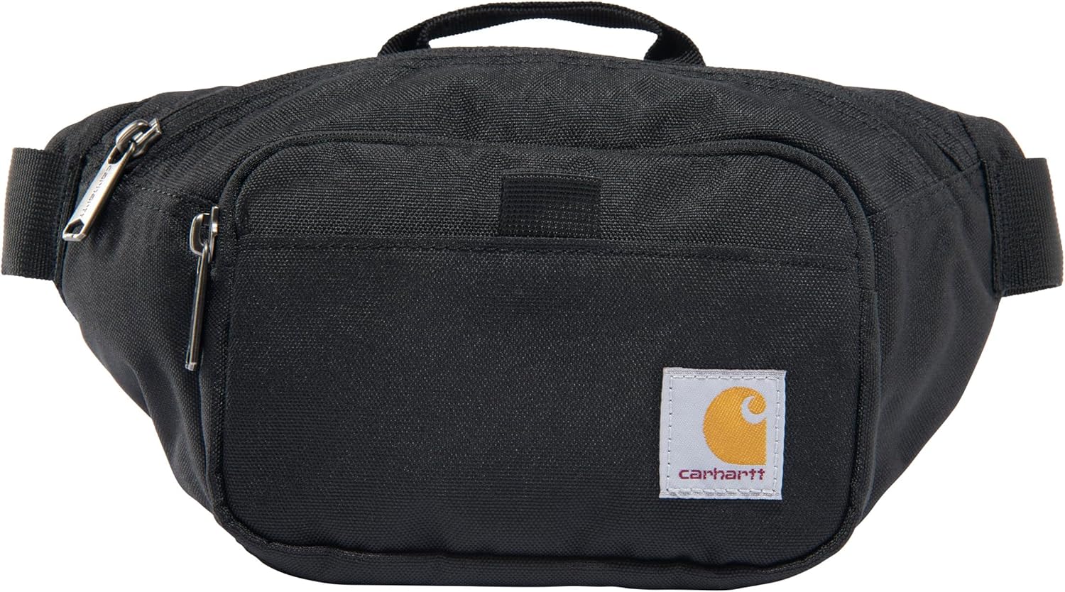

Carhartt поясная сумка с регулируемым поясом, прочная, водоотталкивающая, Essential Waist Pack (Black)