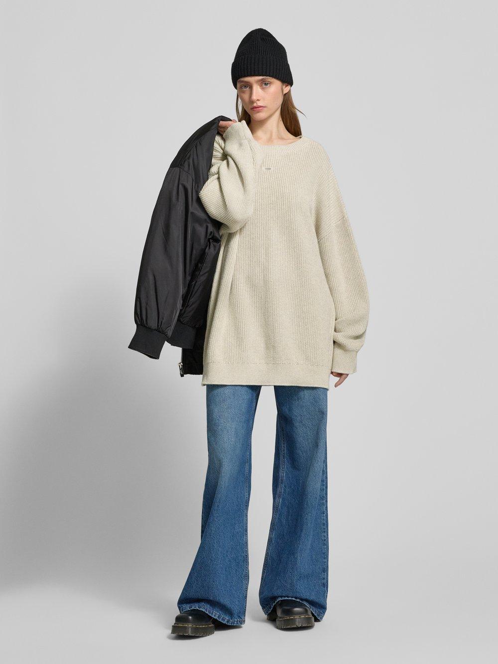 

Свитер свободного кроя с этикеткой Karo Kauer, песочный