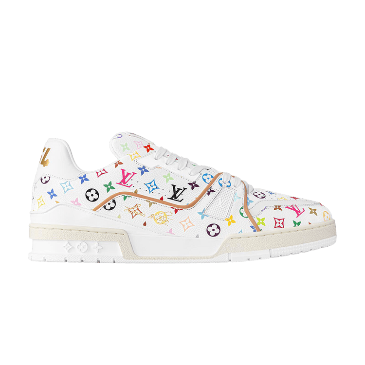 

Кроссовки Takashi Murakami x Louis Vuitton Trainer 'White', белый