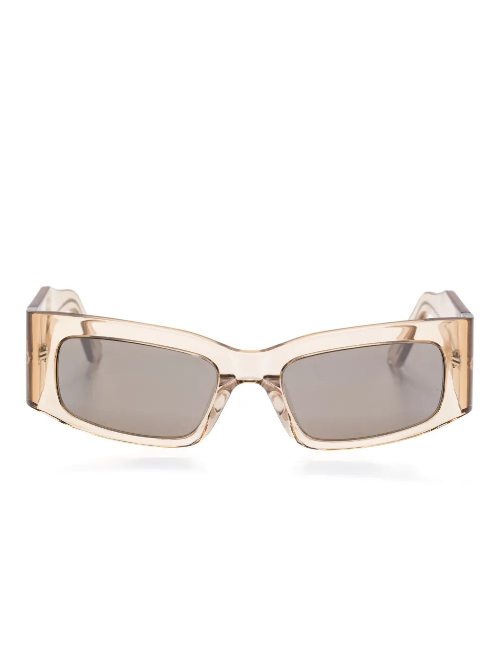 

Солнцезащитные очки в прямоугольной оправе Balenciaga Eyewear, нейтральный