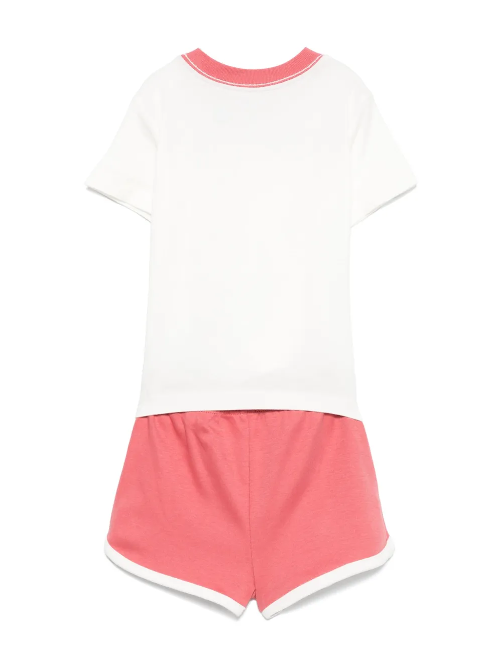 Комплект из топа и шортов с принтом Polo Bear POLO RALPH LAUREN KIDS, белый — фото 2