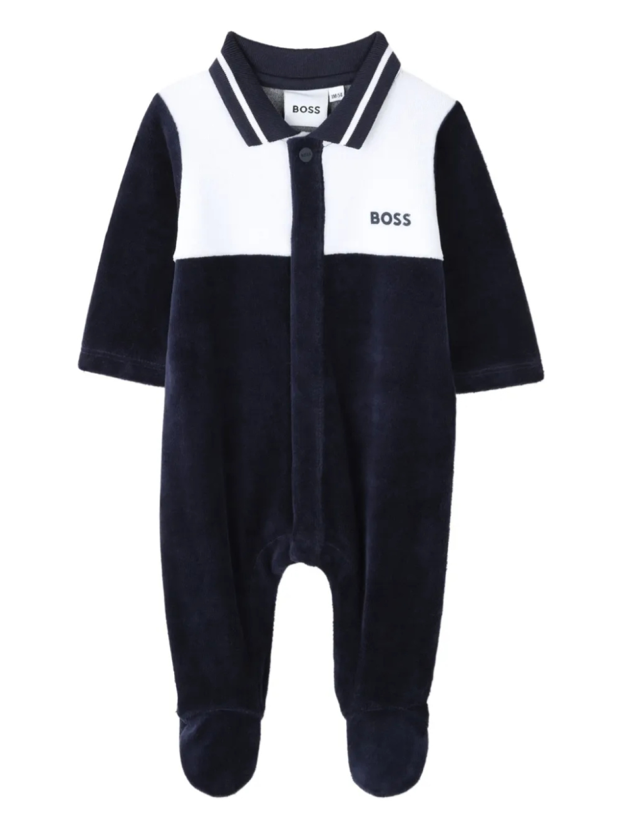

Пижама с логотипом BOSS Kidswear, синий