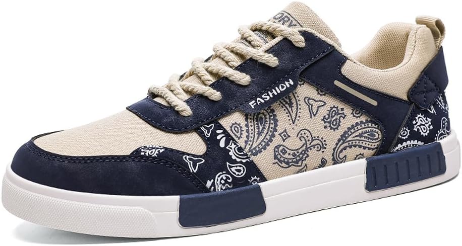 

Мужские модные низкие кеды WELRUNG из ткани, повседневные кроссовки для прогулок и скейтбординга, синий