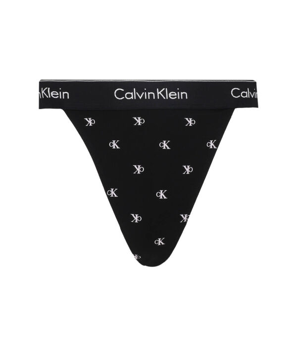 

Стринги Calvin Klein Underwear, черный / белый