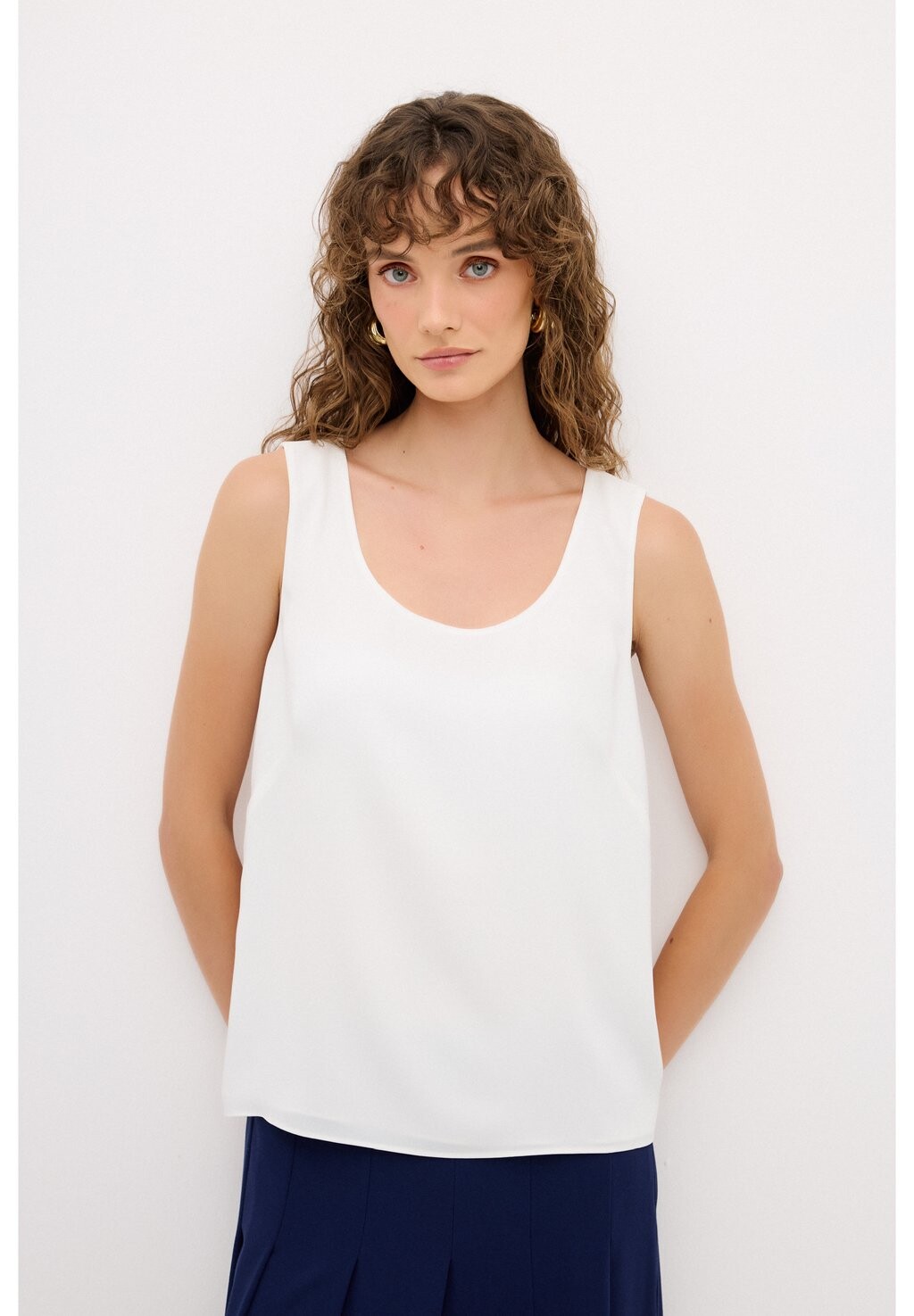 

Блуза SLEEVELESS adL, бежевый