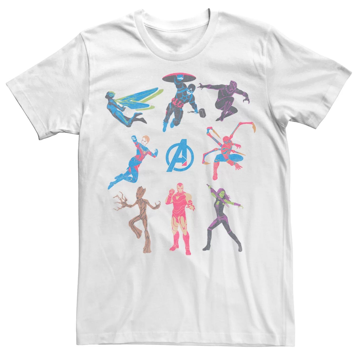 

Мужская футболка Avengers Endgame Groupshot Lineup Marvel