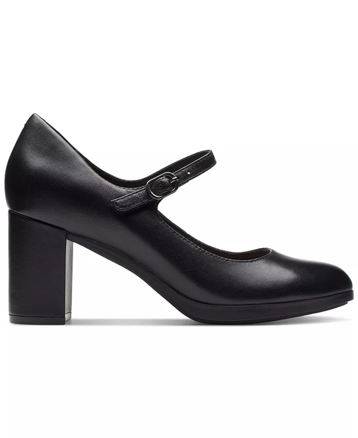 Женские платформенные туфли-лодочки Bayla Nora Mary Jane Clarks, черный — фото 2