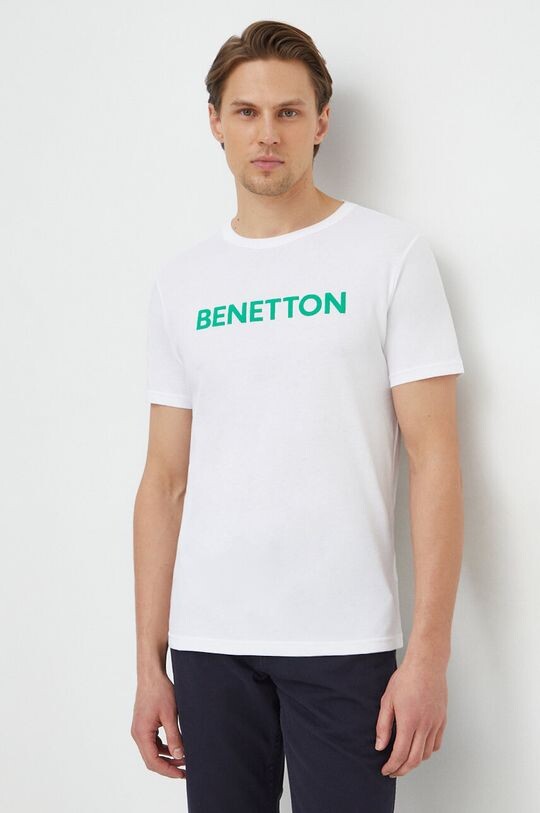 

Хлопковая футболка United Colors of Benetton, белый