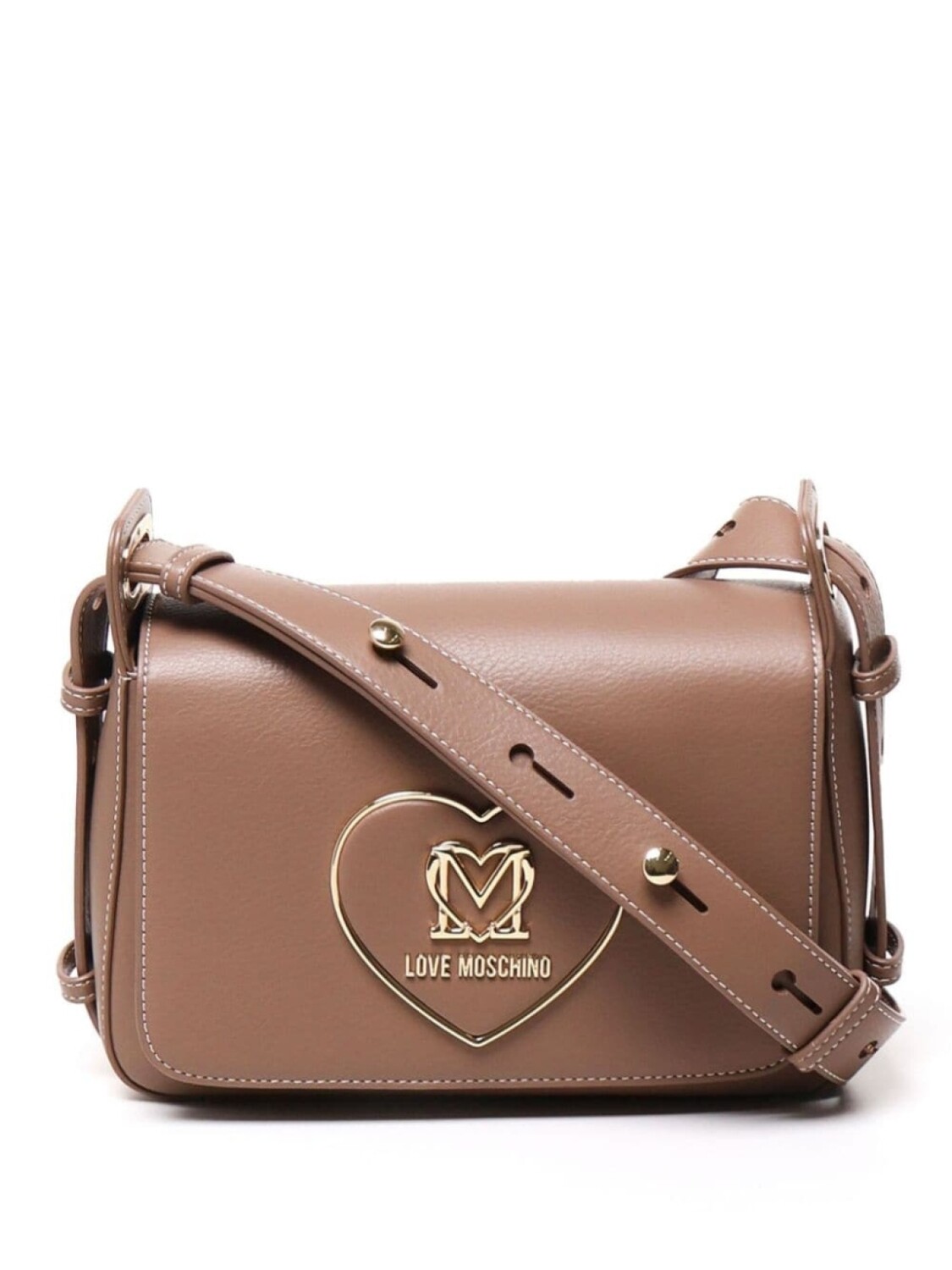 

Love Moschino сумка через плечо с логотипом, коричневый