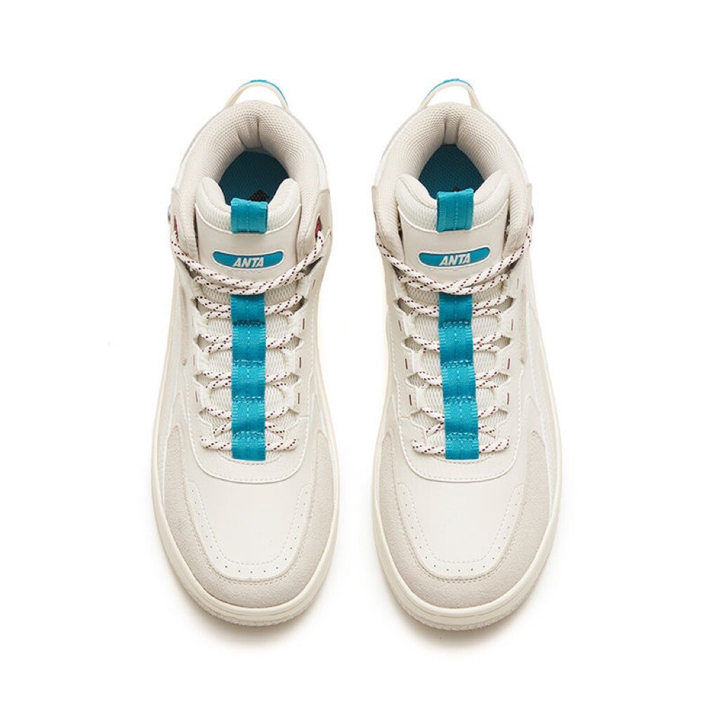 Кроссовки ANTA Skateboarding Shoes Men Mid-top White, белый — фото 4