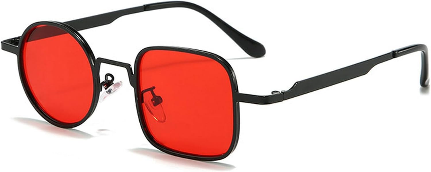 

Солнцезащитные очки в маленькой оправе, круглые и квадратные, для женщин и мужчин, 2025 год, роскошные винтажные панк-очки, модные металлические солнцезащитные очки для мужчин, защита от УФ-излучения UV400 mincl, C4