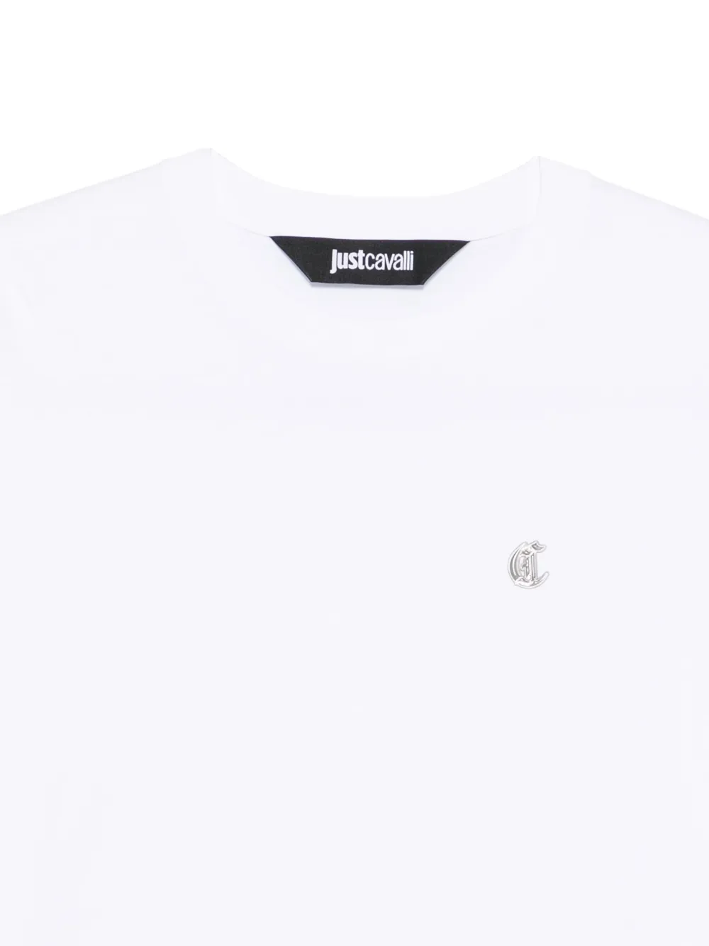 

Хлопковая футболка с логотипом Just Cavalli, белый
