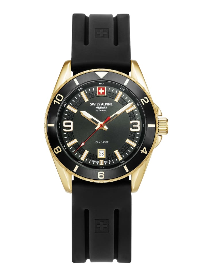 

Swiss Alpine Military by Grovana Мужские аналоговые часы в золотом исполнении