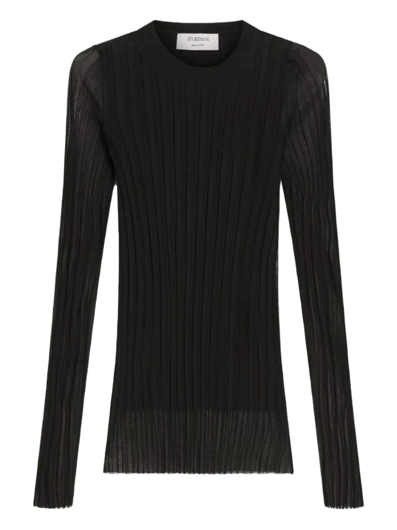

Max Mara полупрозрачный топ Acino, черный