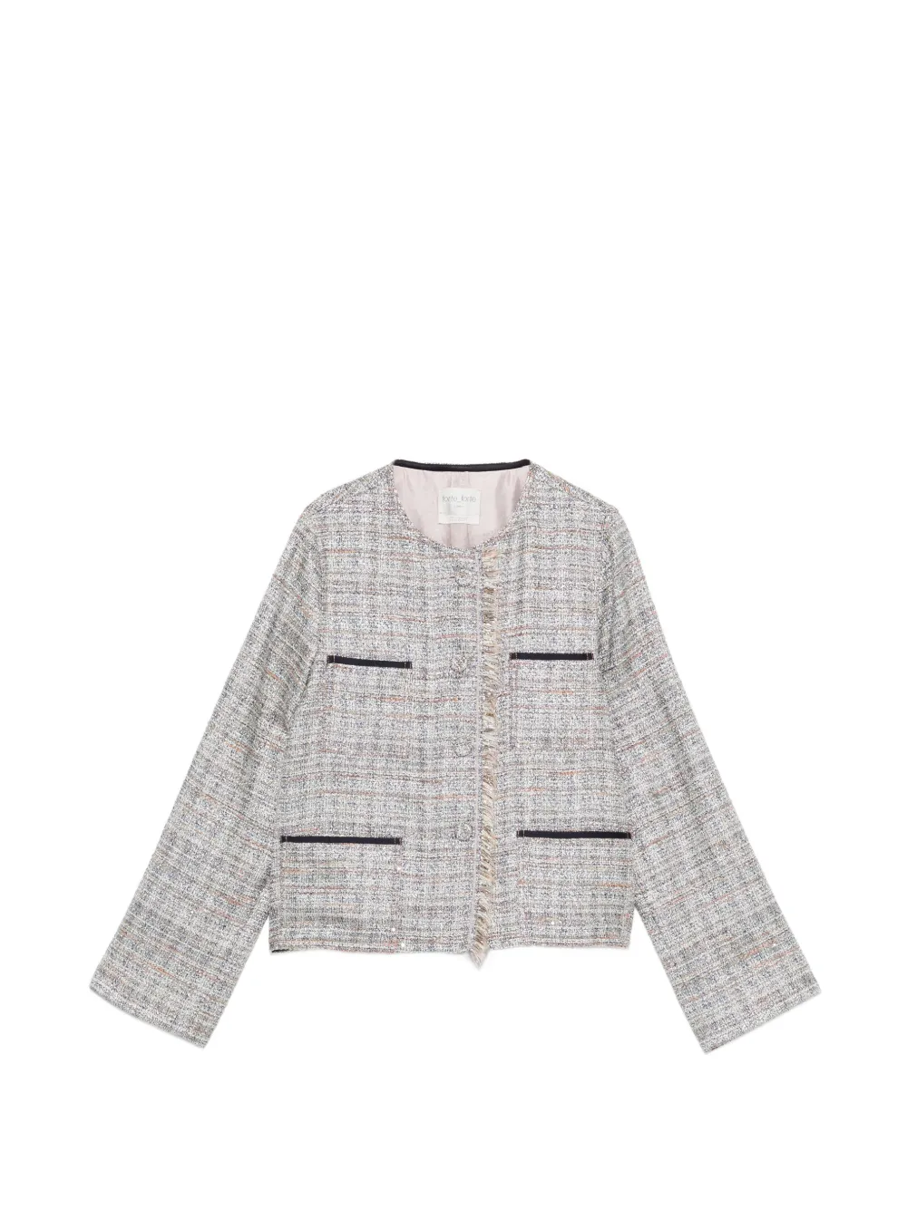 

Жакет с бахромой Forte Forte, бежевый